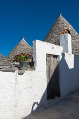 Un conjunto de Trullos, antiguas casas medievales, en le localidad de Alberobello, en Puglia
