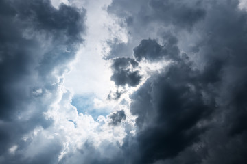 bad weather storm clouds
