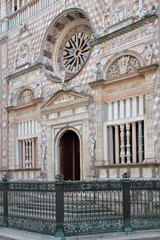 Obraz premium duomo cattedrale di bergamo in italia, bergamo cathedral in bergamo city in italy 