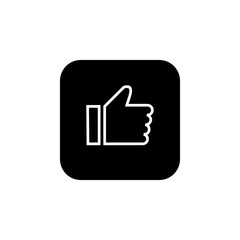 like icon vector. Thumbs up icon. social media icon. Like and dislike icon. Thumbs up and thumbs down