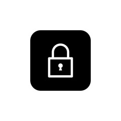 Lock icon vector. Encryption icon. Lock Icon in trendy flat style isolated. Security symbol