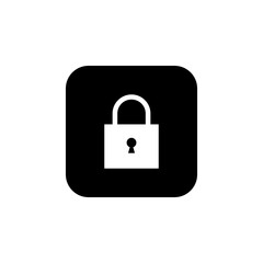 Lock icon vector. Encryption icon. Lock Icon in trendy flat style isolated. Security symbol