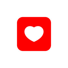 Heart icon vector. Heart vector icon. Like icon vector