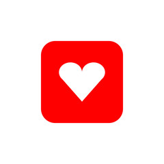 Heart icon vector. Heart vector icon. Like icon vector