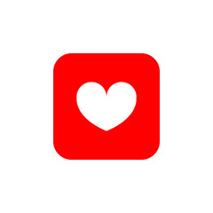 Heart icon vector. Heart vector icon. Like icon vector