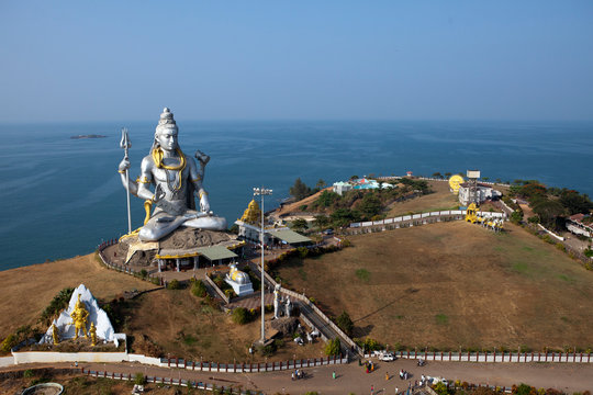 Shiva's statue. India. Murdeshvar.