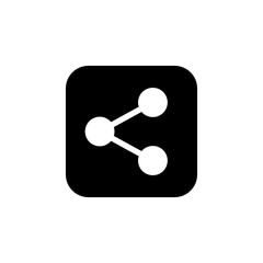 share icon vector. Share vector icon