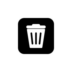 Trash icon vector. trash can icon. Delete icon vector