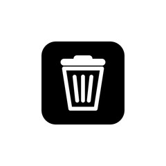 Trash icon vector. trash can icon. Delete icon vector
