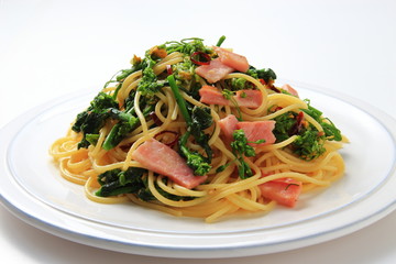 菜の花のパスタ