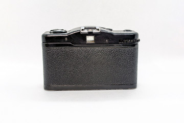 old Soviet compact film camera semi-automatic