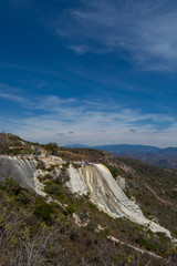 Panoramic View of Hierve el Agua Oaxaca in Mexico