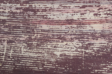 painted and shabby, weathered wooden wall surface