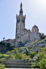 Fototapeta na wymiar Notre Dame De la Garden in Marseille