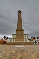 Chipiona Lighthouse is an active 19th-century lighthouse in Chipiona, in the province of Cádiz, Spain. At a height of 62 metros (205 feet) it is the "traditional lighthouse" tallest in Spain.