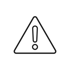 Caution sign vector illustration. Hazard warning attention icon. Danger icon for perfect mobile and web concept