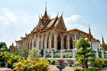 Phnom Penh Royal Palace in Cambodia