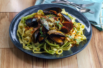 Mussels Marinara Seafood Pasta