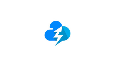 cloud lightning logo