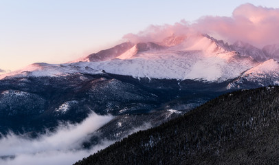 Sunrise on Longs Peak