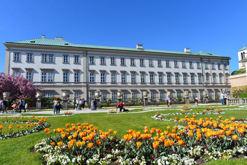 Salzburg - Schloss Mirabell und Mirabellgarten