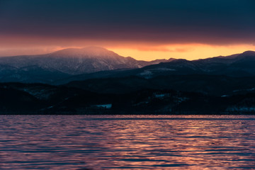 日本・北海道洞爺湖の風景
