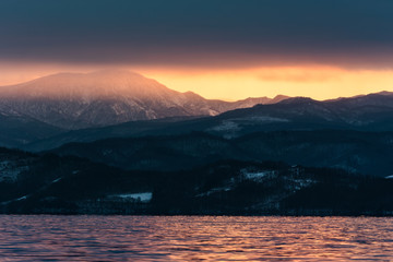 日本・北海道洞爺湖の風景