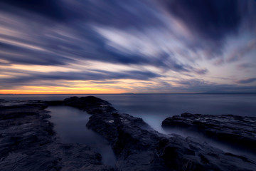 稚児ヶ淵の夜明け