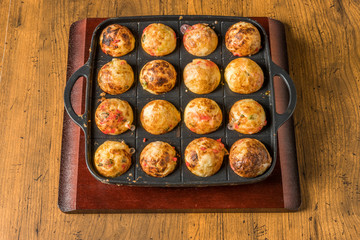 たこ焼き　octopus dough balls Takoyaki japanese food