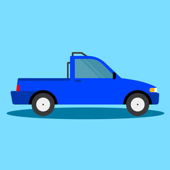 Car side view - Illustration