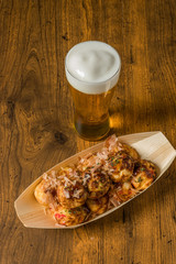 たこ焼き　octopus dough balls Takoyaki japanese food