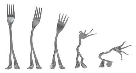 Fork Metal Legs, Deforming