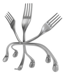 Fork Metal Legs, Hold back