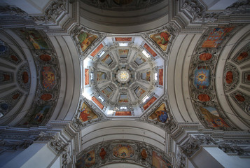 salzburg church cupola cathedral