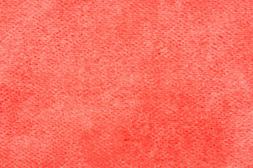 red watercolor painted on paper  background texture macro