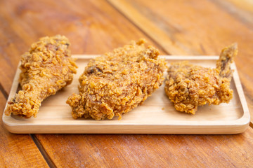 crispy fried chicken popular fast food