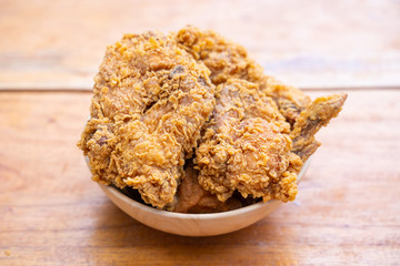 crispy fried chicken popular fast food