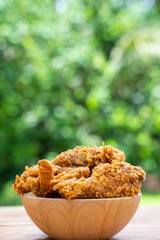 crispy fried chicken popular fast food