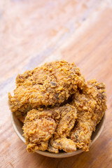 crispy fried chicken popular fast food