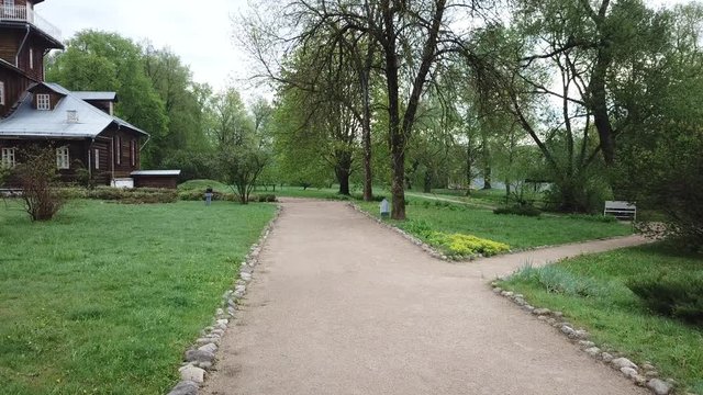 Spring at the I.E. Manor Museum Repina Zdravnevo