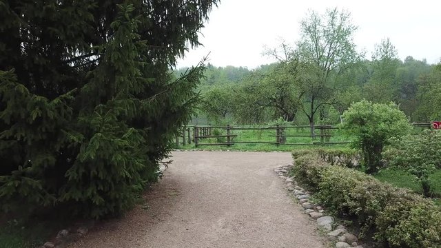 Spring at the I.E. Manor Museum Repina Zdravnevo