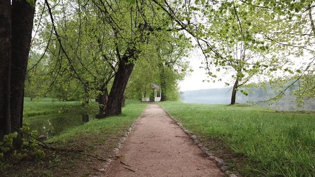 Spring at the I.E. Manor Museum Repina Zdravnevo