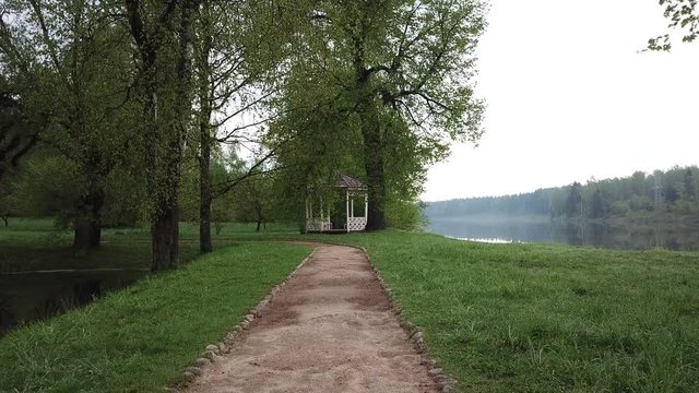 Spring at the I.E. Manor Museum Repina Zdravnevo