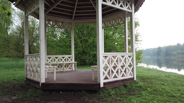Spring at the I.E. Manor Museum Repina Zdravnevo