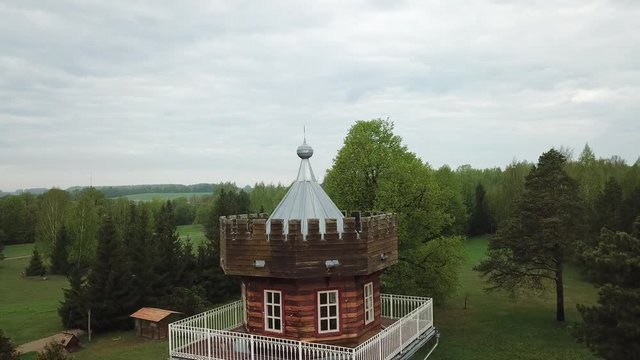 Spring at the I.E. Manor Museum Repina Zdravnevo
