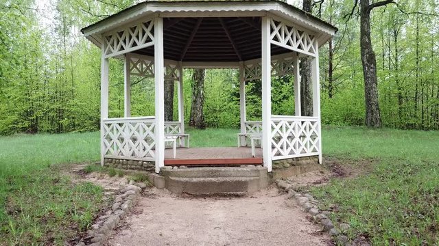 Spring at the I.E. Manor Museum Repina Zdravnevo