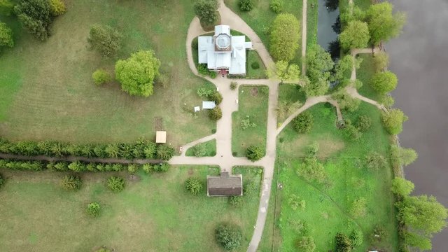 Spring at the I.E. Manor Museum Repina Zdravnevo
