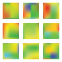 Naklejka premium Gradient mesh painted in different colors.