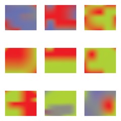 Obraz premium Futuristic work of art performed by simple techniques.