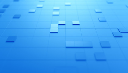 Abstract 3d render, futuristic design, modern background